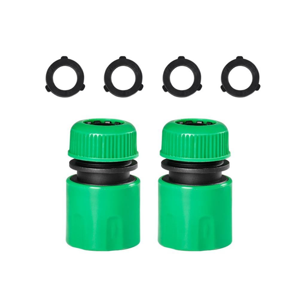 Garden Watering Hose ABS Quick Connector 1/2” End Double Male Hose Coupling Joint Adapter Extender Set For Hose Pipe Tube