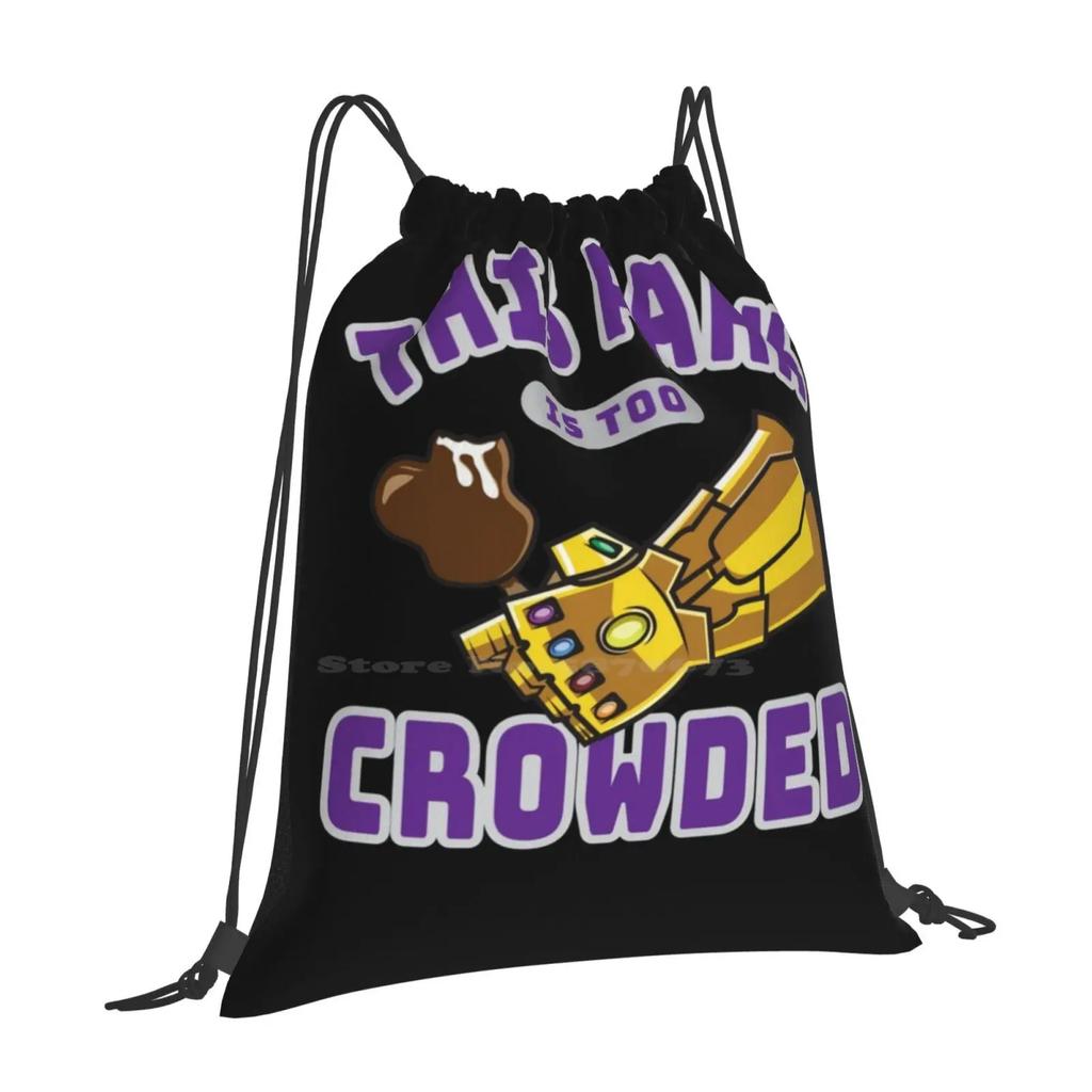 Too Crowded Hot Sale Backpack Fashion Bags Parks Ice Cream World Summertime Infinity Wars Glove