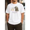 Plus Size - Men's T-Shirt S-5XL Featuring a Whimsical Elephant and Chicks Graphic with the Phrase 'I Make The Rules. You Take The Ride.' - A Casual