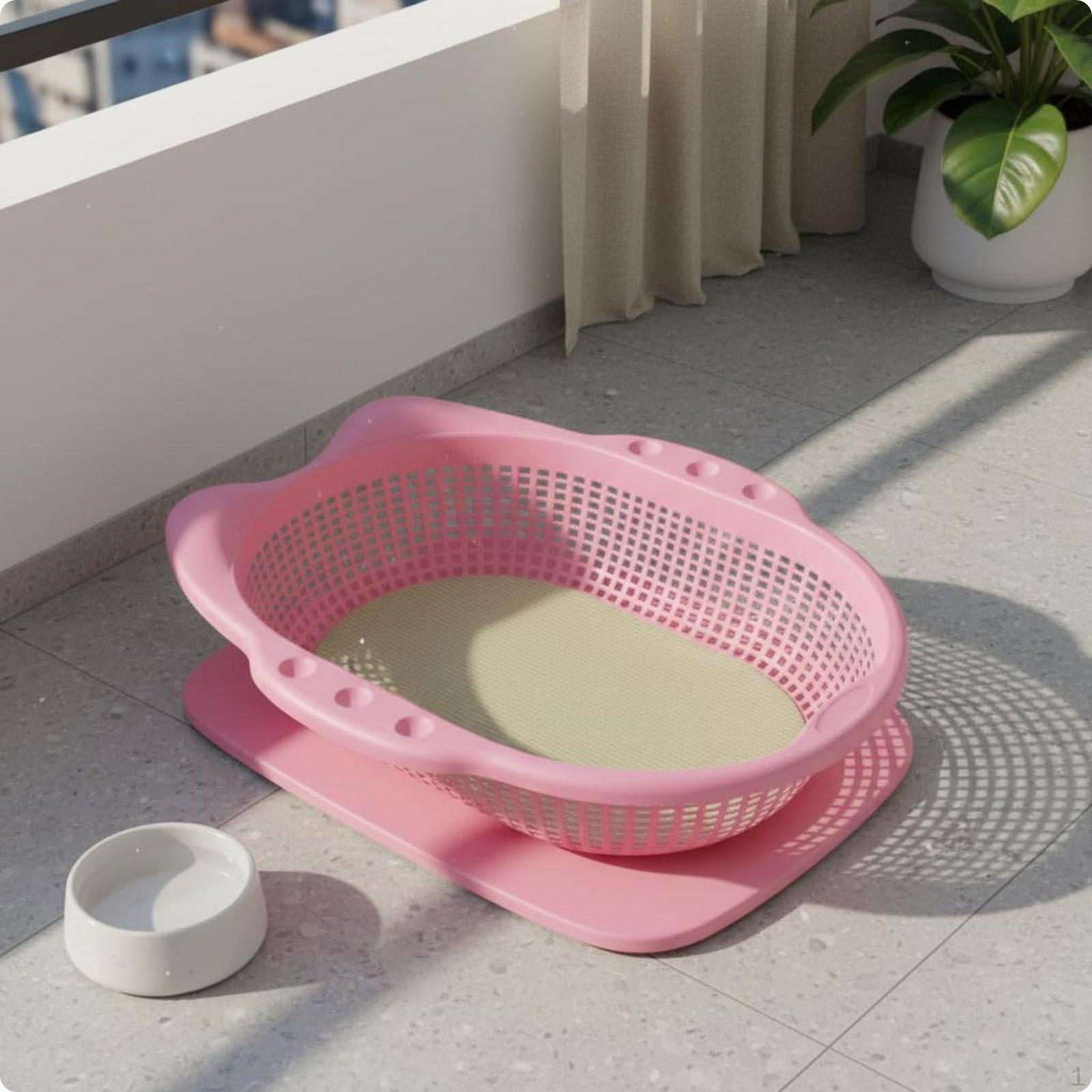 Breathable Cat Basket Bed Washable with Cushion All Season Pet Resting