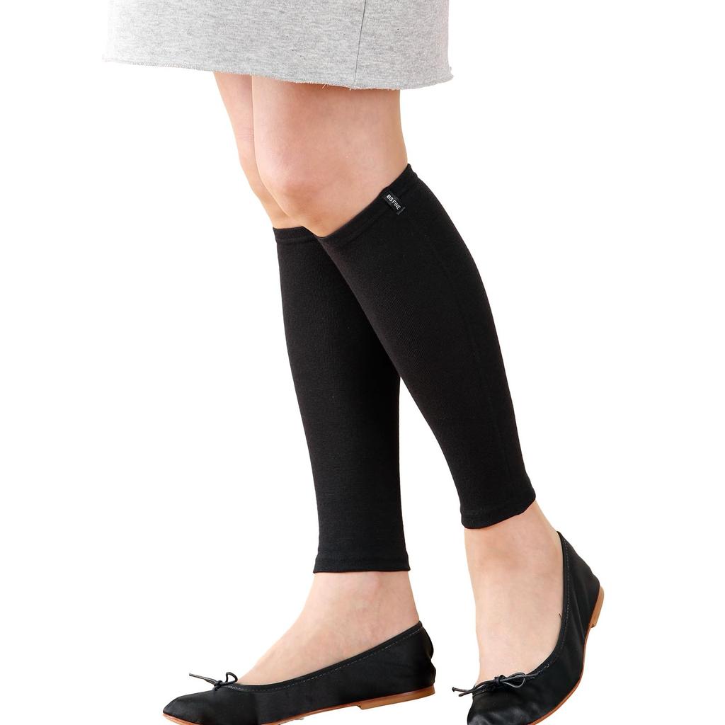 BS Fine Hot Stone Leg Warmers Pair for Both Warm but Not Relieve Cold and Fatigued BSFINE BA0110 and Made in Japan One "Wearable Bath" (One Feet) Hot.