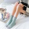 5 Pairs of Female Autumn and Winter Fleece Thick Mid Tube Floor Socks