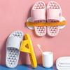 Home Bathroom Non-Slip Low Instep Water-Draining EVA Slippers