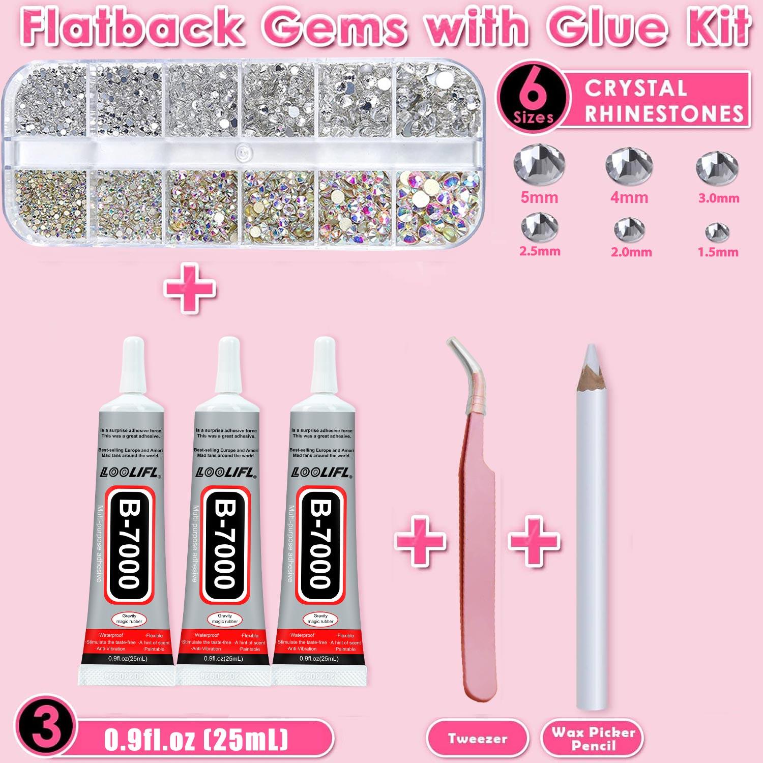 B-7000 super glue, transparent rhinestone crafts, DIY tools, B7000 high viscosity glue, safe and harmless, DIY preferred. xinb7000-1pzab