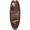 Summer Beach Ocean Theme Leisure Decoration Surfboard Wooden Sign Bar Home Wall Retro Ornament Decor Wood Board