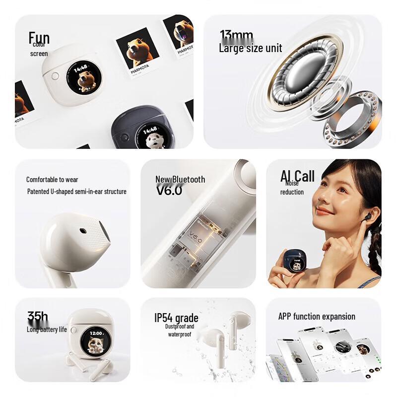 Edifier TWS Semi-In-Ear Bluetooth-Kopfhörer