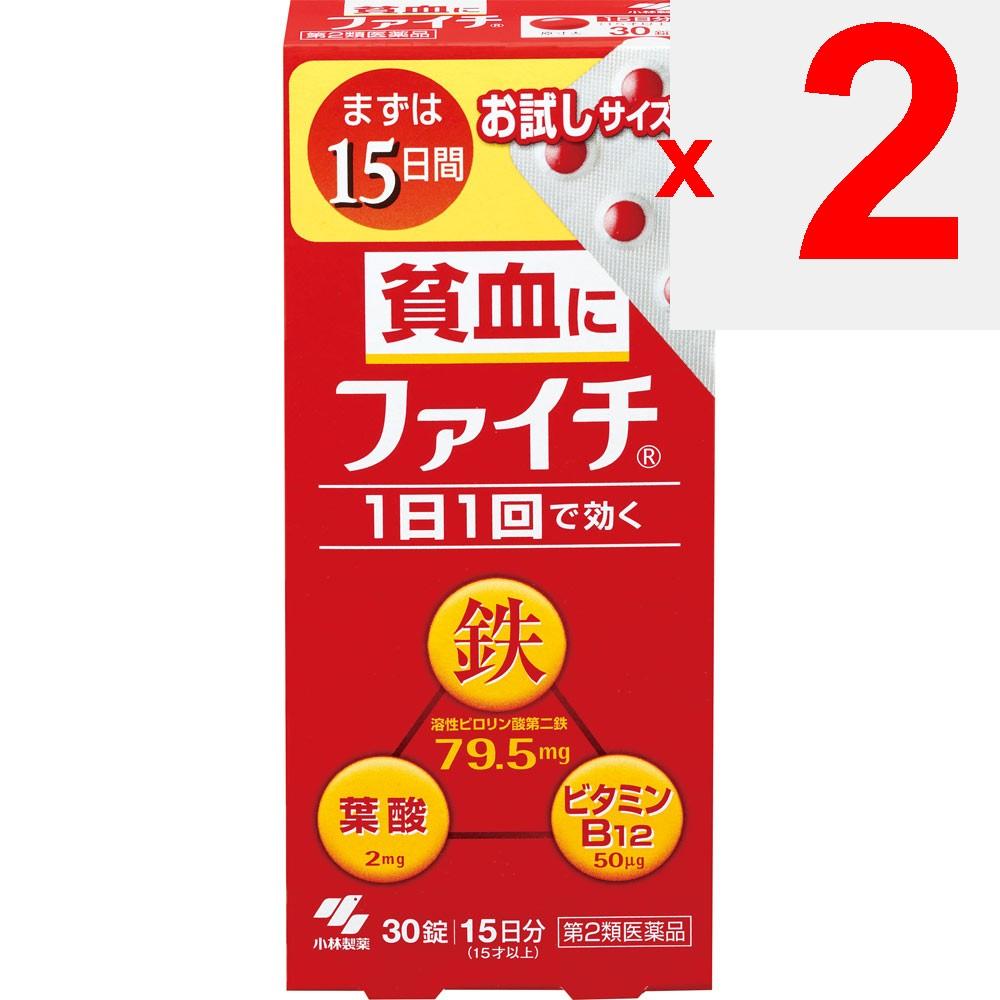 KOBAYASHI Pharmaceutical Faitchi 30 Tablets Iron Supplements Circulatory System Medications (Lifestyle-Related Diseases) Indications: Anemia Iron Supp