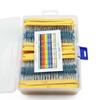 2600pcs 130 Values Resistors Assortment Kit Metal Carbon Film Resistors  For Hobbyists