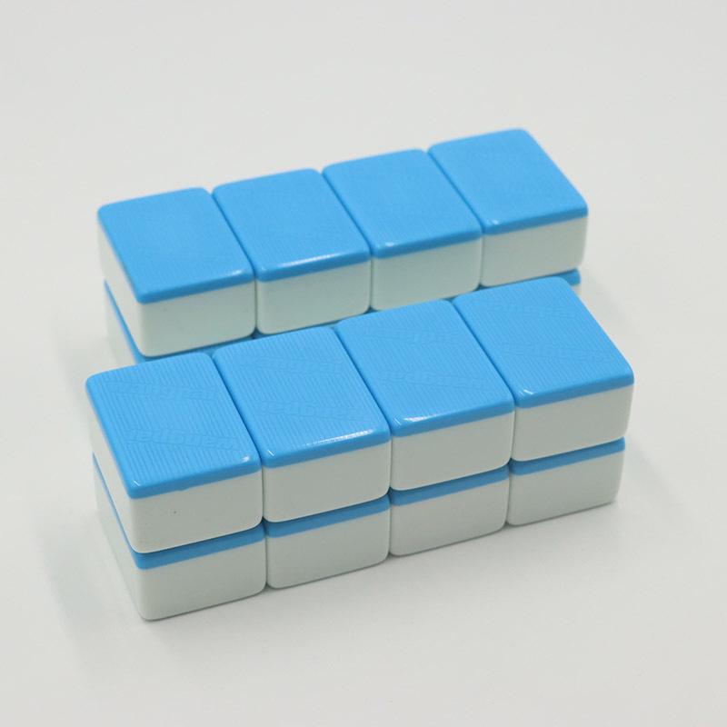 Large & Medium Hand-Rubbed Bamboo Mahjong Tiles for Home & Dorm Use