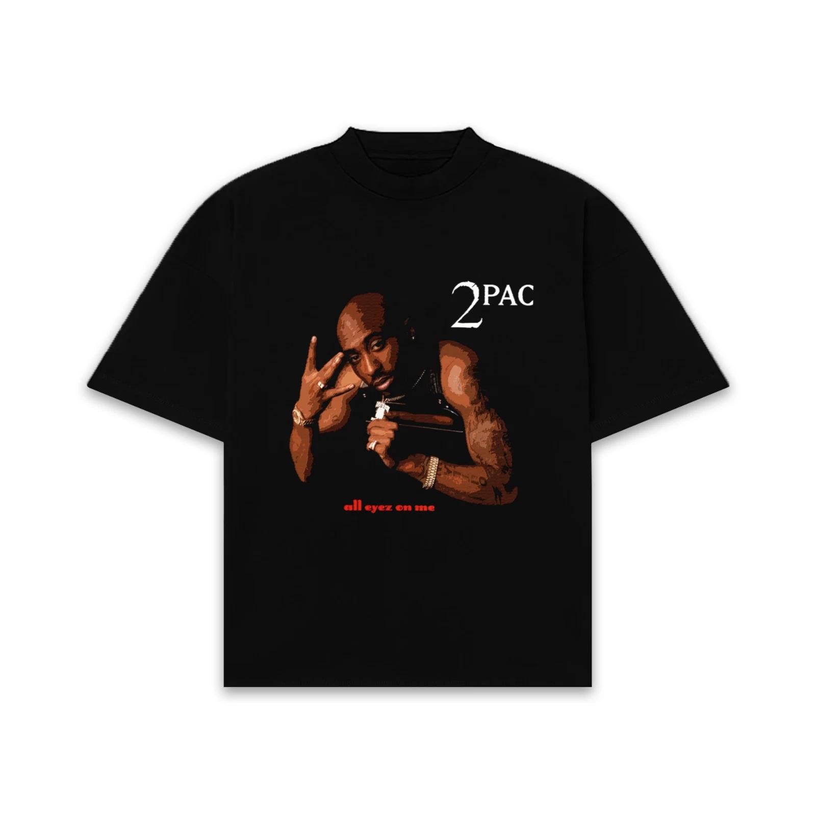 

Дизайн футболки в стиле Хип-хоп Rapper, вдохновленный 2PAC Тупаком Шакуром 4XL