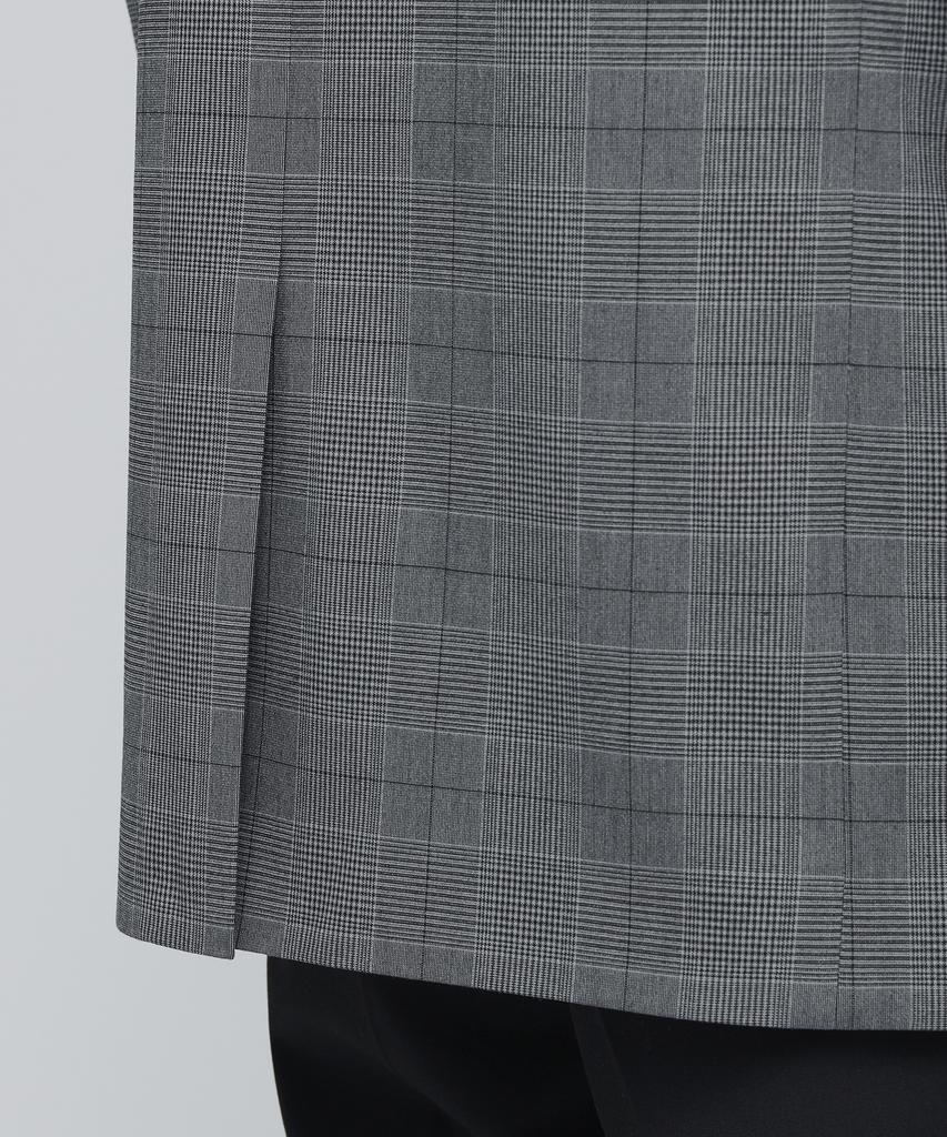 Musinsa Standard Glen Check Basic Blazer [Medium Grey]