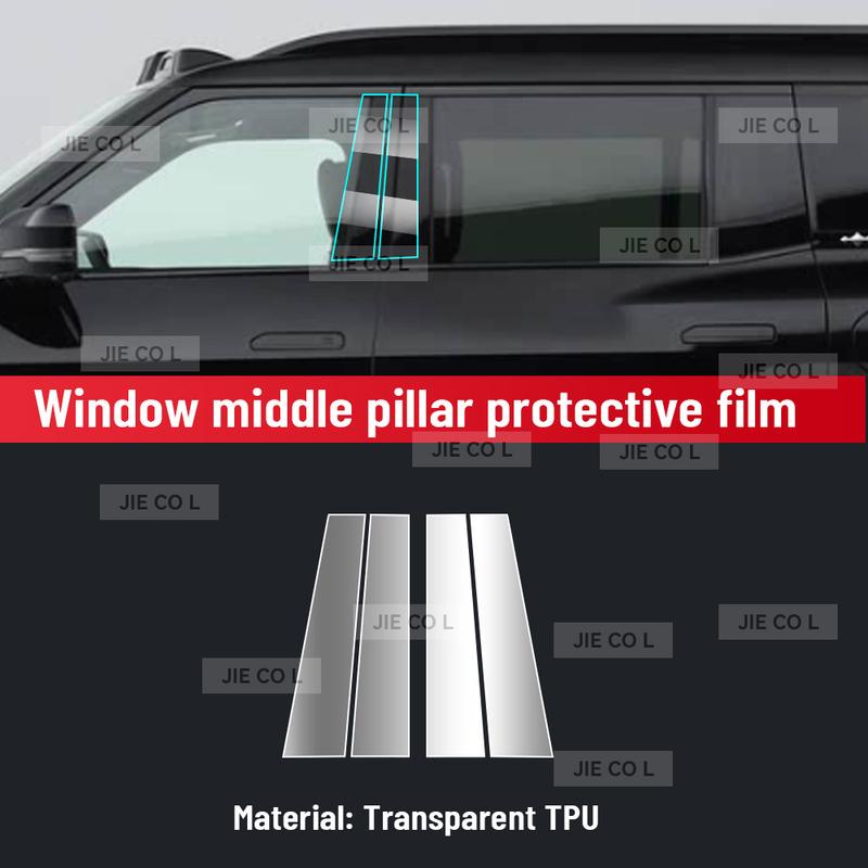For LEOPARD 8 2025 Anti-scratch Car Interior Center Console Media Dashboard Navigation TPU Protector Film