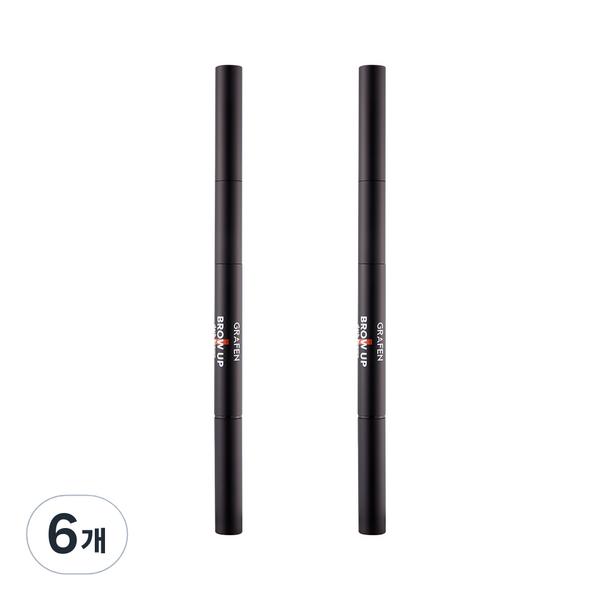 

Карандаш для бровей Graphen Brow Up Brow Pencil 0,5г, темно-коричневый, 6 шт., лучшая мужская косметика Кореи