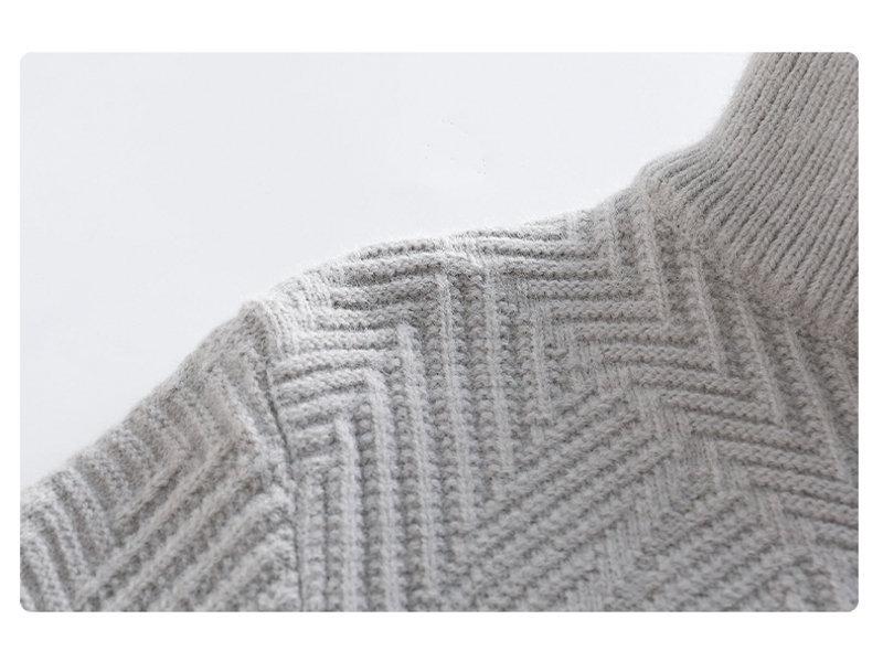Autumn 2023 Men's Stand-Up Collar Knit Cardigan