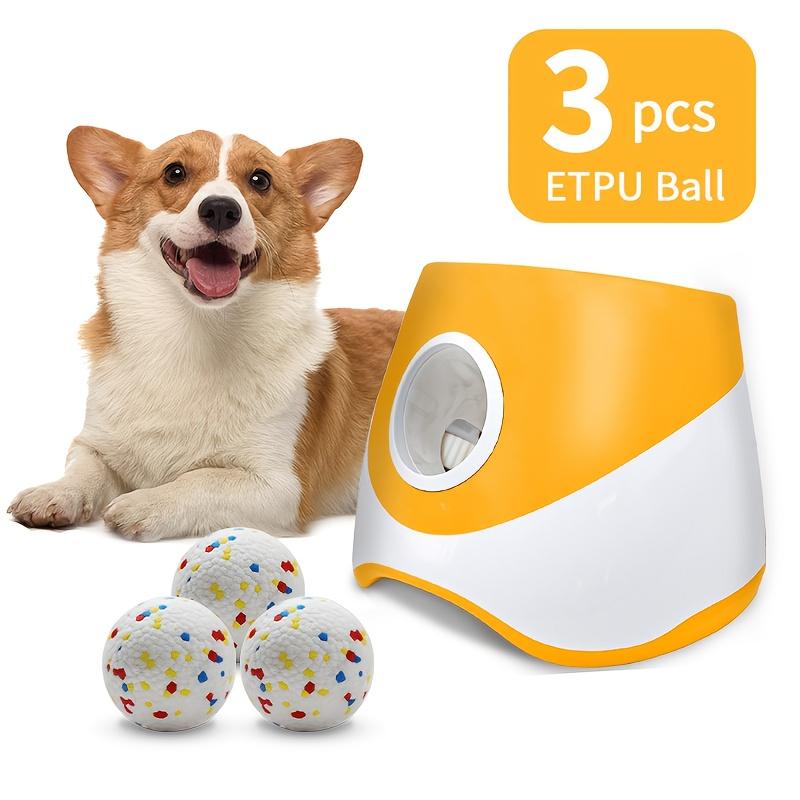 Automatic Pet Dog Ball Launcher Indoor Outdoor Interactive Dog Toy For Fetch Play Time with 3 Distance