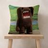 Cute DomoKun Classic Movie Pillow Cushion Cover Pillowcase Living Room Sofa Home Decor Customized