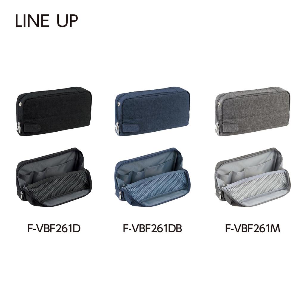 KOKUYO Pencil Pencil Large Wide Easy To Take Kabako Case, Case, Capacity, Open, Out, Organized, F-VBF261D