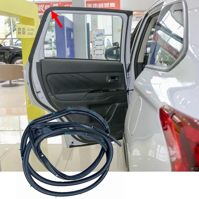 1PCS Left/Right Rear Door Weatherstrip Moulding Rubber Seal For Honda Civic Sedan 2006-2011 OEM 72850-SNA-A01 72810-SNA-A01