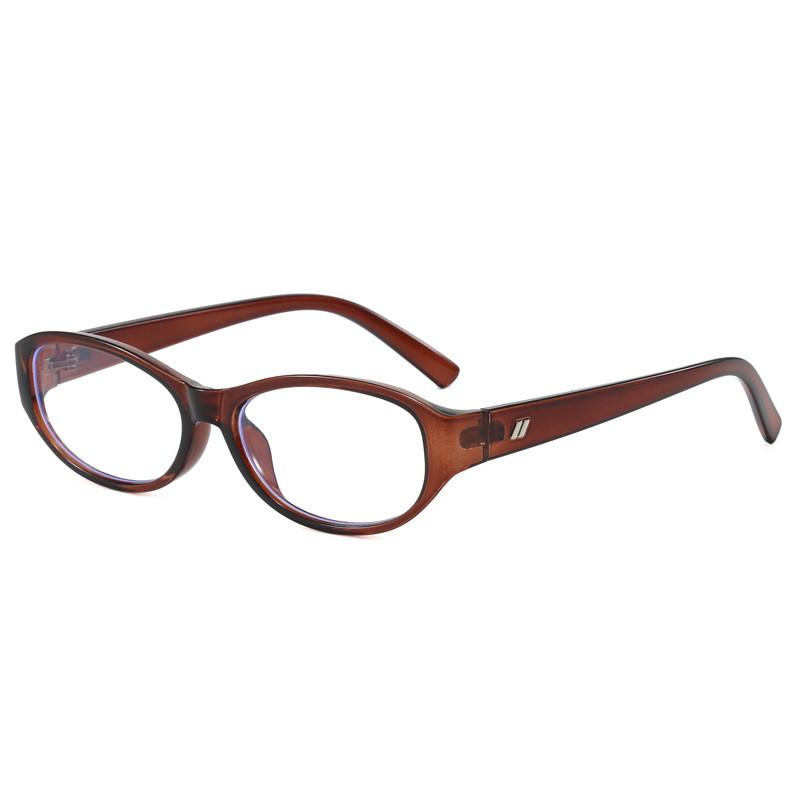 Retro Cat Eye Nonglare Glasses For Adults Ultra Thin Optical Frame For Office Use
