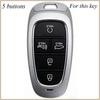 5/6 Buttons Tpu Car Key Case Remote Fob Cover Holder Shell For Hyundai Santa Fe Tucson  Nexus Nx4 Atos Prime Solaris