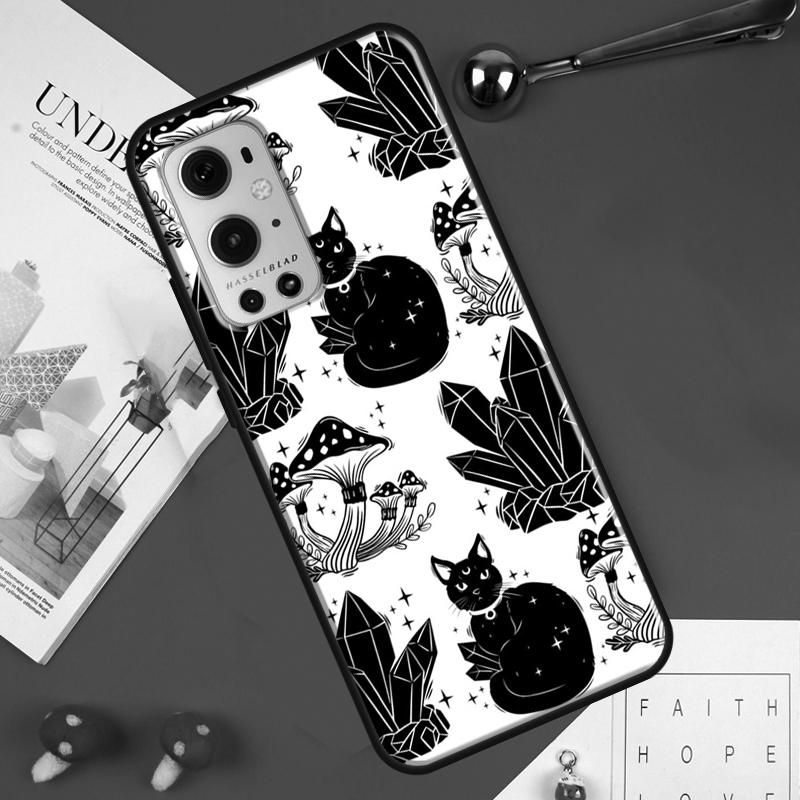 Witchcraft Witch Cat Case For OnePlus Nord 2 CE N10 N100 N20 N200 N300 Ace 8T 9R 9RT 10T 8 9 Pro 10 Pro Cover