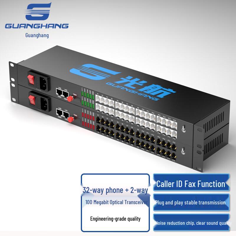 Guanghang PCM Voice Over Fiber Converter