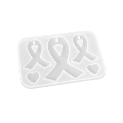 Modern And Chic Acrylic Bowknot Charm Mold With Multiple Color Options Stylish Pendant Mold For Fashionable Key Accessories