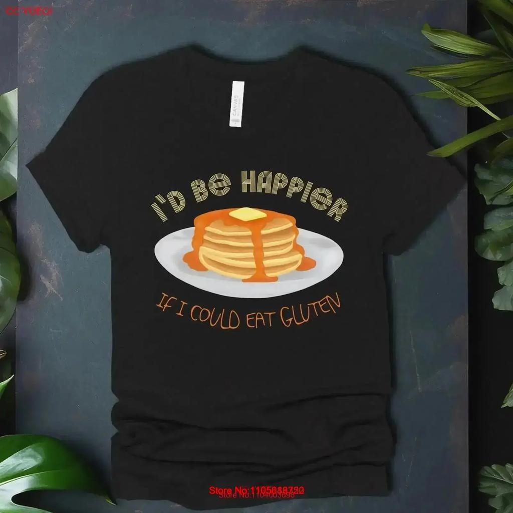 Gluten Free Shirt Cant Eat Gift For Dietician Funny Celiac Disease Pancakes T Who Loves Bread Foodie Vintage Soft