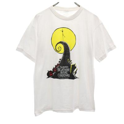 SEGA 1998 90s Nightmare Before Christmas Old Print Short Sleeve T-shirt Men's Used