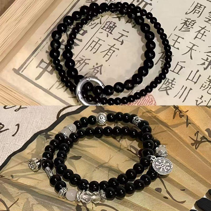 

Браслет Новый китайский стиль Горный дух Тратить деньги Самый продаваемый Национальный стиль Браслет Женский Двухслойный браслет Модные ручные аксессуары Shan Gui Spend Money + Double Circle Peace