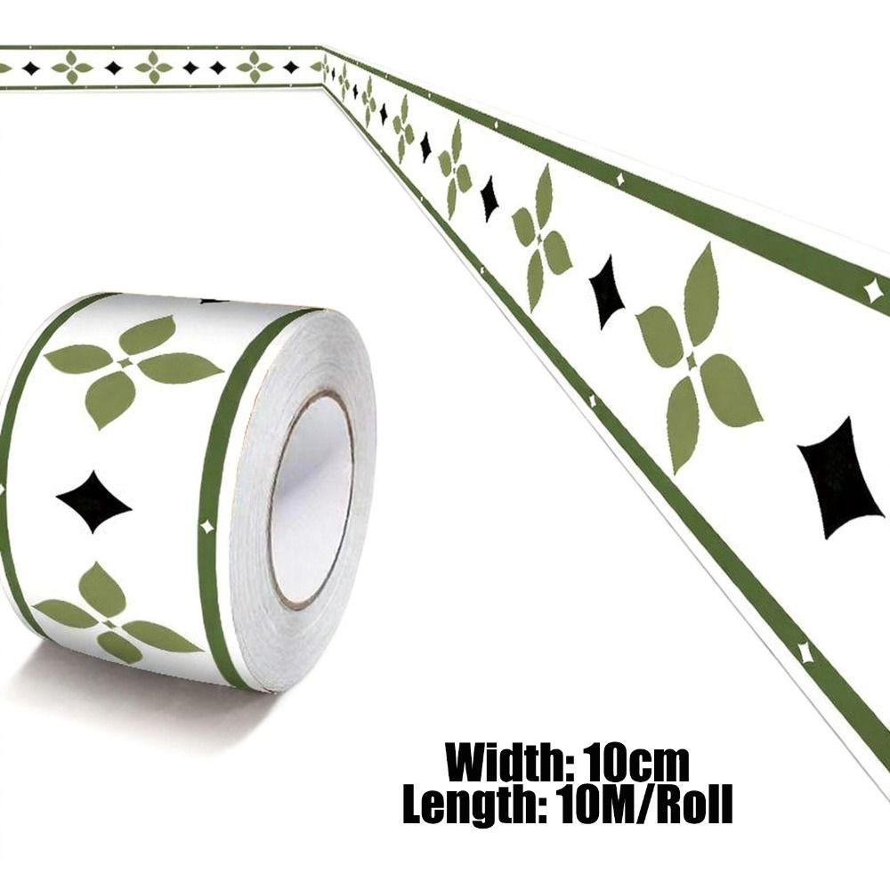 Selbstklebende Sockelleiste 10 Meter Wandaufkleber Mode Dekorleisten Zuhause