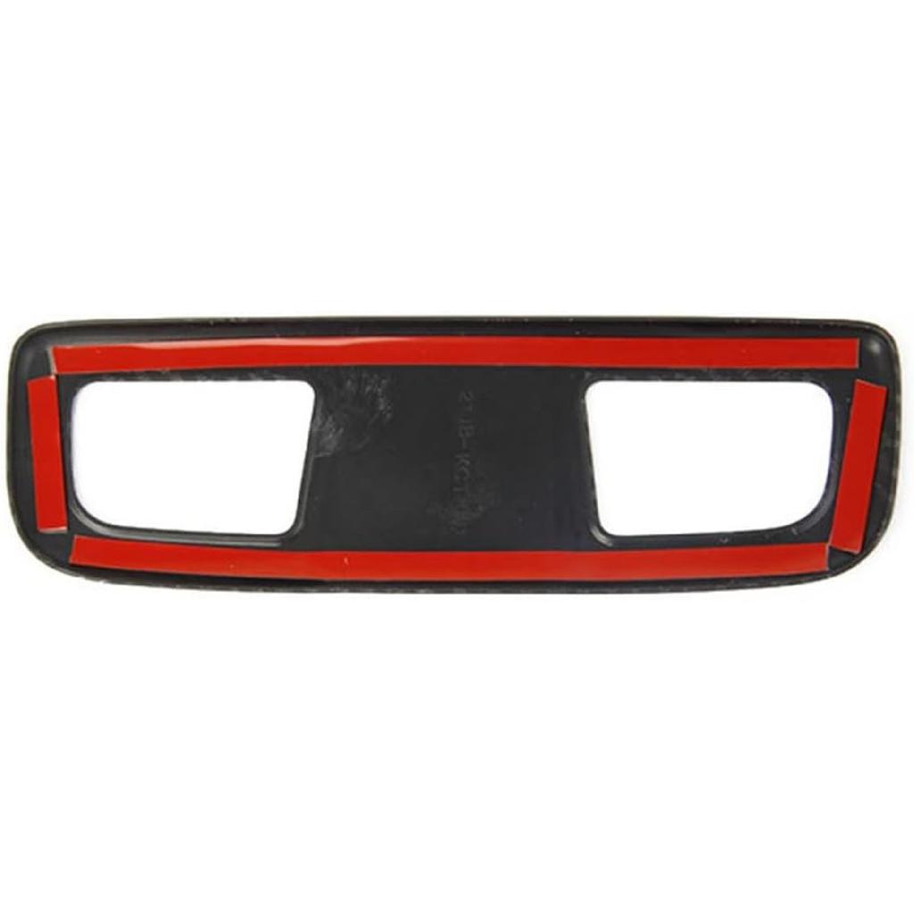 Carbon Fiber Roof Rear Reading Light Lamp Cover Trim Accessories for 2019-2026 Chevy Silverado 1500/GMC Sierra 1500 for 2020-2026 Sierra/Silverado