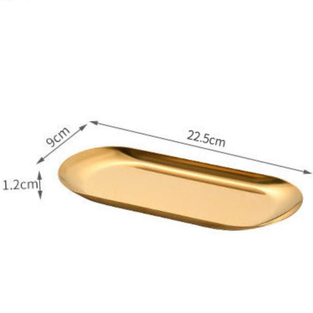 CIWS Cash Tray, Coin Tray, Carton, Small Item Holder, Cashier Tray (Gold)