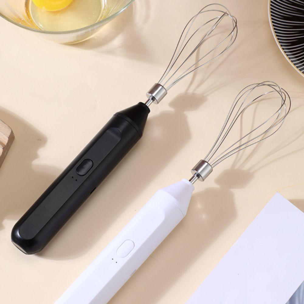 Handheld Electric Egg Whisk Effortless Egg Beater Mini Coffee Milk Frother  Drink Shop