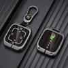 For Geely Zeekr 7X  Metal Key Fob Case Keychain Car Styling Car Key Bag Set Anti-Scratch Car Key Chain Cover Protector Decor