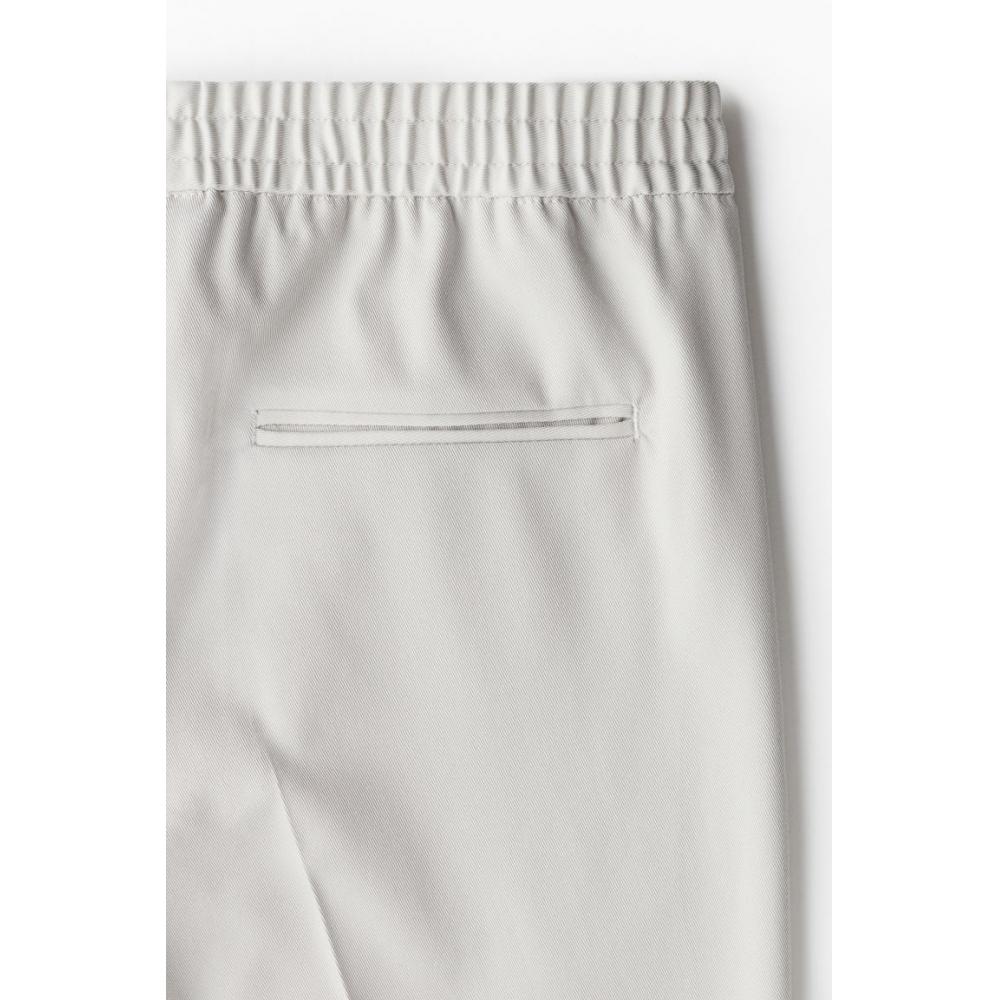 H M sliM Fit Twill Pants ligHt Beige