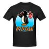 Unisex Pingu Anime Awesome T Shirt Streetwear Cotton Crewneck T Shirts