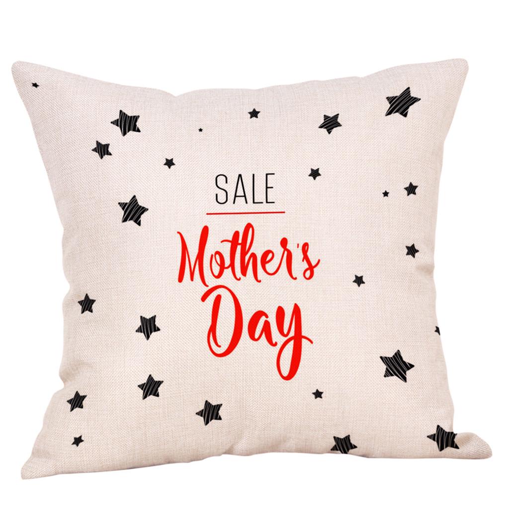Happy Mother's Day  Case Sofa Bed Home Decoration Festival Cushion Cover
