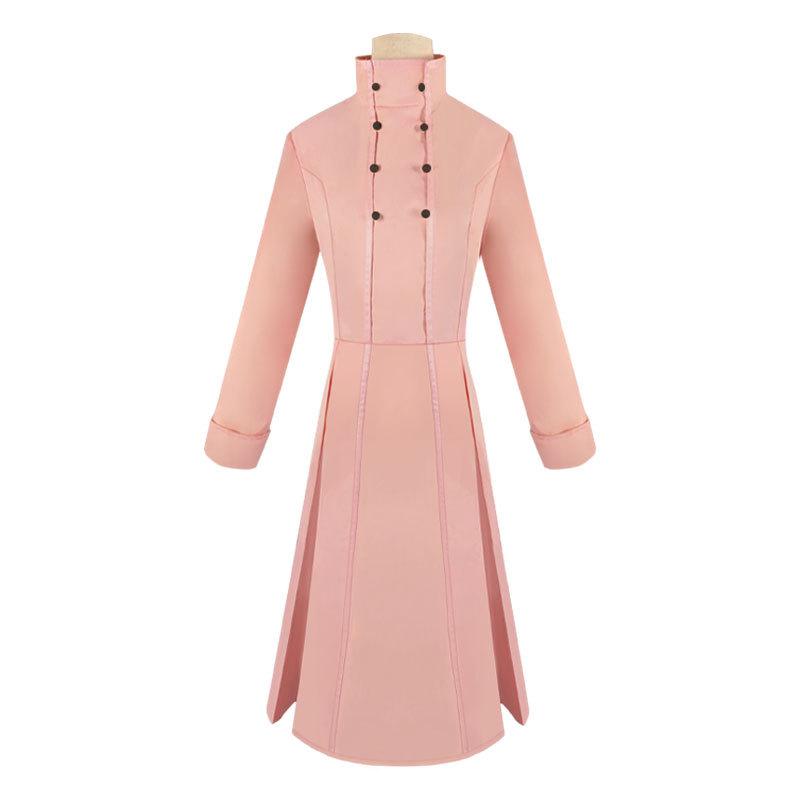 Anime Spy Play House Costume Pink Dress Long Wig Earrings Headwear Stockings Halloween Cospaly Dress