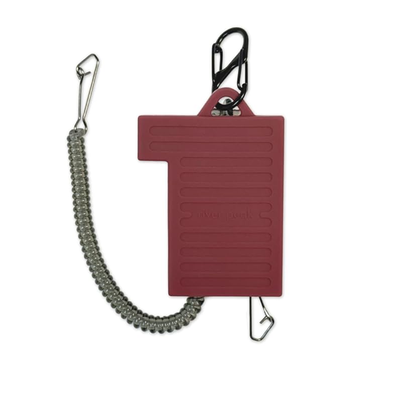 

river peak (River Peak) stream tag dual retractor (05_wine red)
