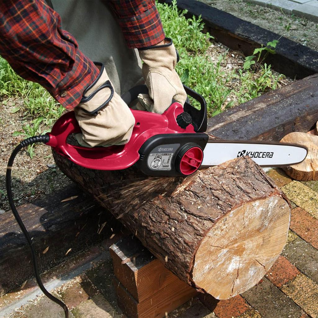 Kyocera Professional Chainsaw ACS402FS 616154A saw chain for powerful cutting of wood and Effective cutting length 400mm saw chain installation and