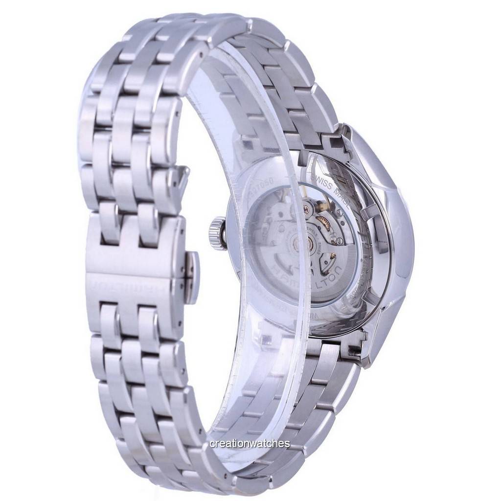Hamilton Orologio da uomo Jazzmaster in acciaio inossidabile Open Heart automatico H32705141