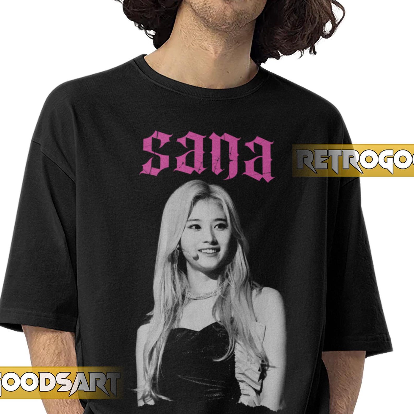 SANA TWICE KPOP Shirt / Sana Minatozaki Twice Tour / Twice Kpop GirlbandConcertMerch / Sana Faded Tone T-Shirt 3XL