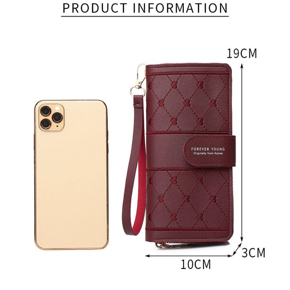 New PU Leather Women Long Wallet Hasp Design Large Capacity Slim Small Wallet Tassels Coin Purse Women Girls