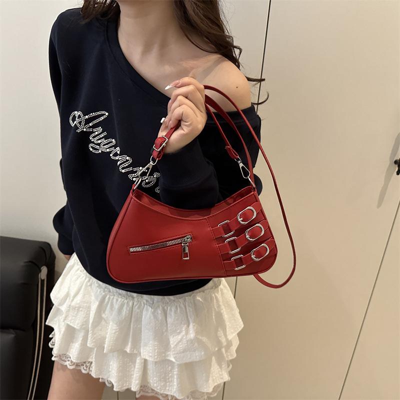 Fashionable and Casual Underarm Handbag for Women Stylish Luxury Design Female Shoulder Crossbody Bag AVE