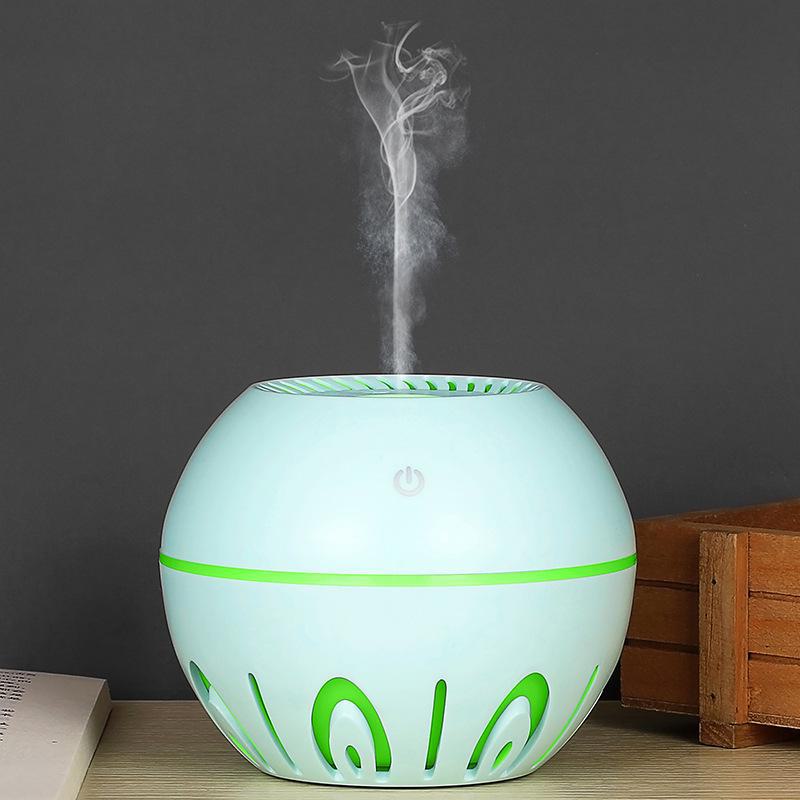 Creative USB Fog & Wood Grain Aromatherapy Humidifier with Custom Logo Option