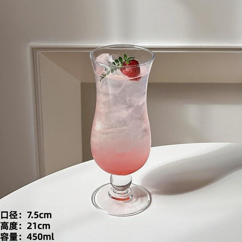 Instagram-berühmter Glasbecher, Transparenter Glas-Wasserbecher, Saftglas, Ästhetisch ansprechend, Cocktailglas, Geschenk