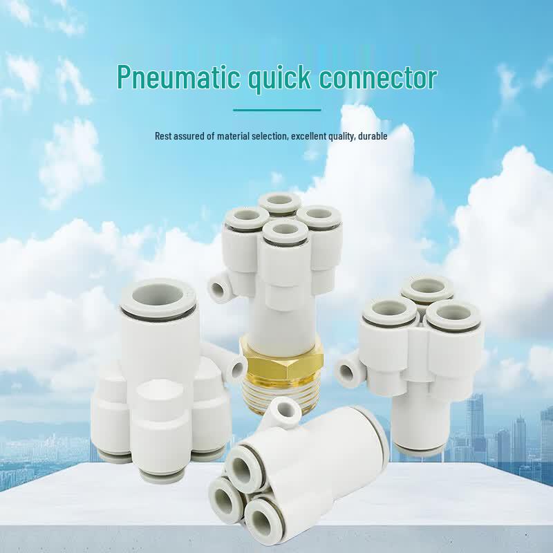 ZONYE Pneumatic Y-Type Four-Way Quick Connector