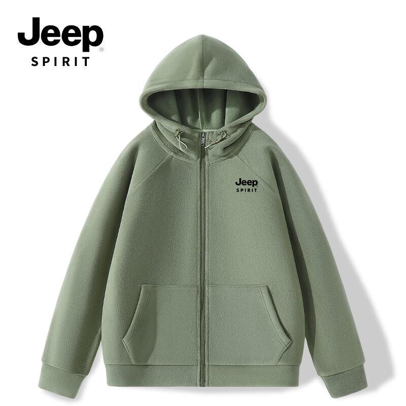 JEEP SPIRIT Men's Winter Hooded Fleece Jacket