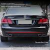 Mercedes-Benz E-Class (2014-2016) W212 Four-Door Sport Upgrade E300 E63 Exhaust Tips and Tailpipes.